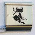 Briefkastenaufkleber Katze Dekoaufkleber Sticker