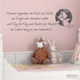 Wandtattoo Kinderzimmer Engel Spruch Kinderreim Wandaufkleber