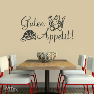 WA357 Wandtattoo Guten Appetit! Wandaufkleber...