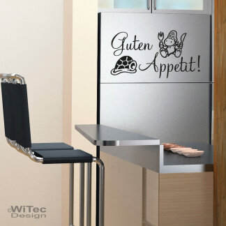 WA357 Wandtattoo Guten Appetit! Wandaufkleber...