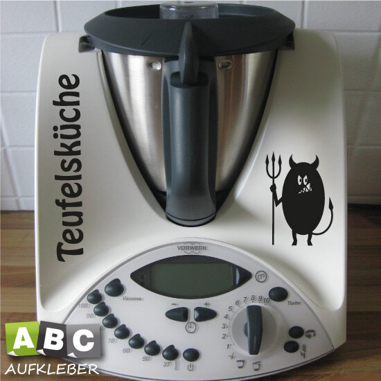 Thermomix Aufkleber Teufelsküche und Teufel für Thermomix TM31 TM 31