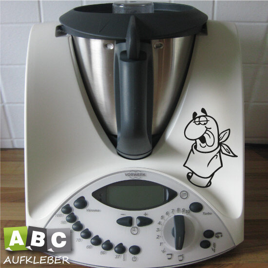 Thermomix Aufkleber Wurm Dekoaufkleber für Thermomix TM31 TM 31