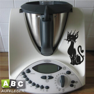 Aufkleber Katze Deko Aufkleber für Thermomix TM31 TM 31