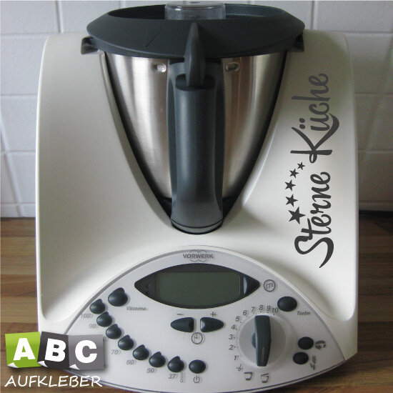 Thermomix Aufkleber Sterne Küche Dekoaufkleber für Thermomix TM31 TM 31