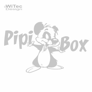 Türaufkleber Pipi Box Toilette Tür Aufkleber Stinktier WC