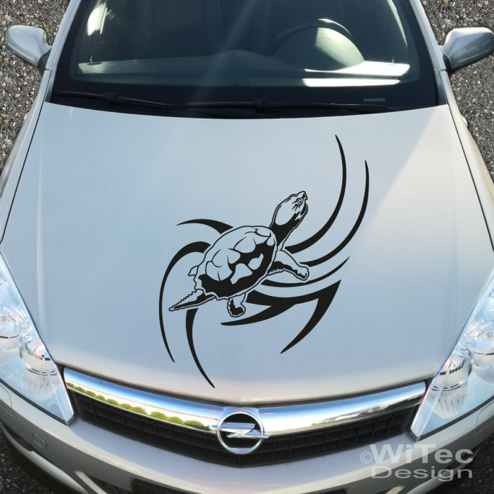 Schildkröte Turtle Tribal Autoaufkleber Auto Aufkleber