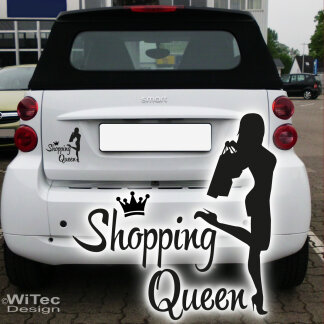 Shopping Queen Autoaufkleber Auto Aukleber Sticker