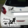 Moderne Hexen Autoaufkleber Hexe Auto Aukleber Sticker