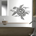 Wandtattoo Badezimmer Schildkröte Turtle Wandaufkleber