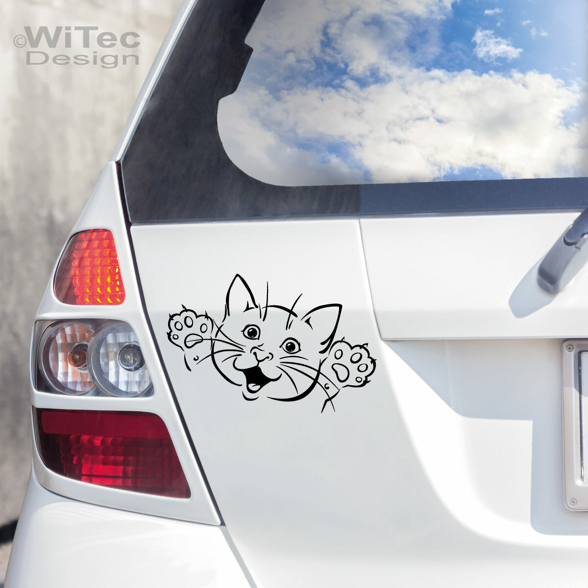 Autoaufkleber Kätzchentreff für tierliebe Katzen-Fans