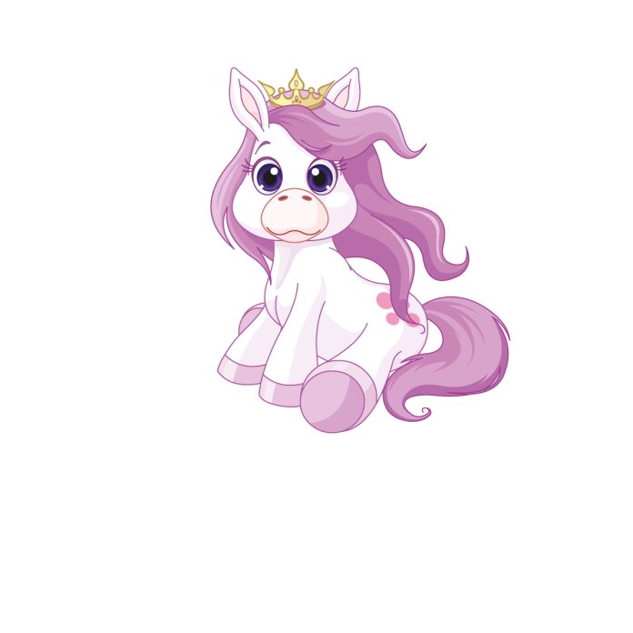 Türaufkleber Pony Pferd Krone Name Tür Aufkleber Wandtattoo