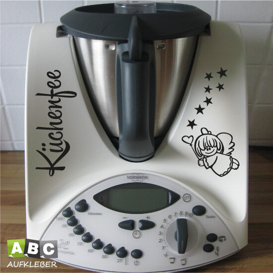 Thermomix Aufkleber Engel Sterne Küchenfee Dekoaufkleber für Thermomix TM31 TM 31