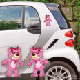 Teddy Bär Autoaufkleber Herz Evil 2er Aufkleber Auto Sticker