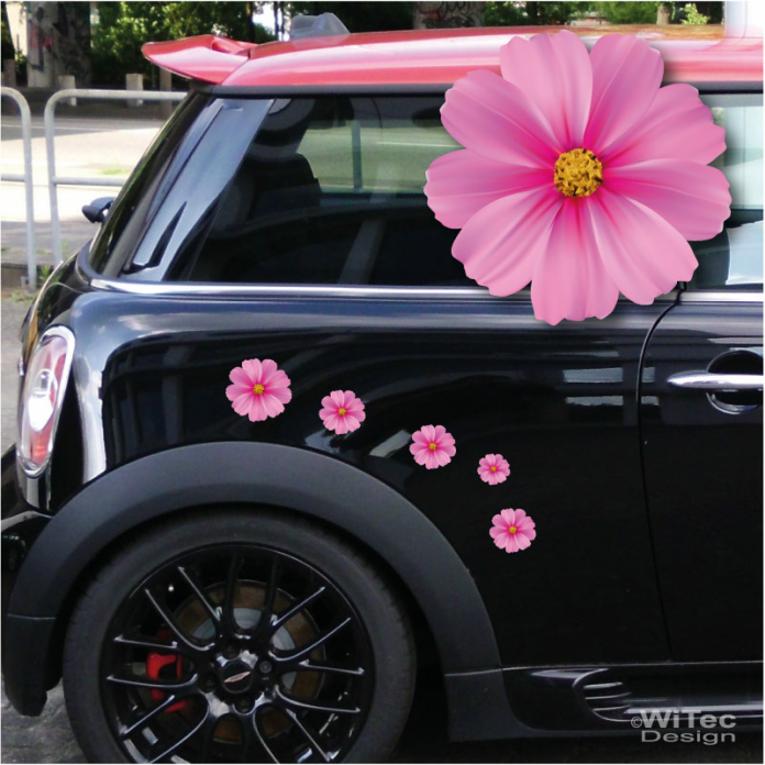 Blumenaufkleber Autoaufkleber Blumen Blütenzauber