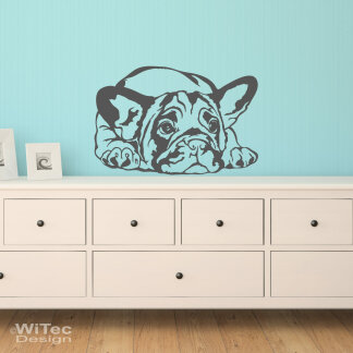 Wandtattoo Franz&ouml;sische Bulldogge Wandaufkleber