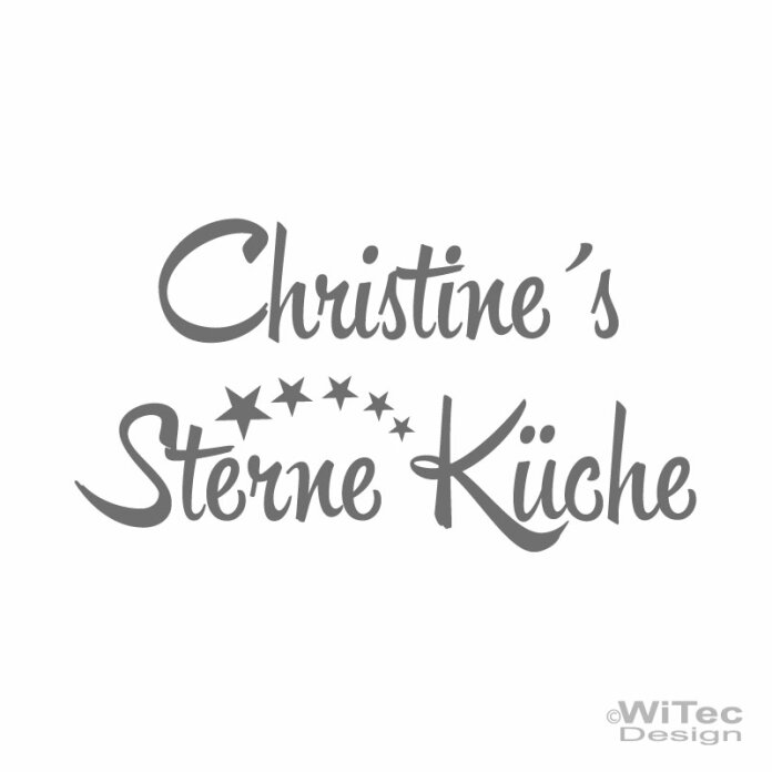 Thermomix Aufkleber Sterneküche Wunsch Name Aufkleber für Thermomix TM5