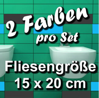 FA703 Fliesenaufkleber 1qm Kacheldekor Bad Deko 15x20