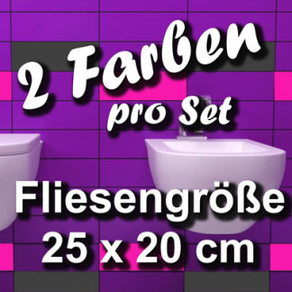 FA705 Fliesensticker 1qm Fliesendekor Bad Deko 25x20