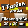 FA706 Fliesenaufkleber 1qm Fliesenfolie Badezimmer 30x30