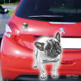 Hundeaufkleber Französische Bulldogge Aufkleber Auto