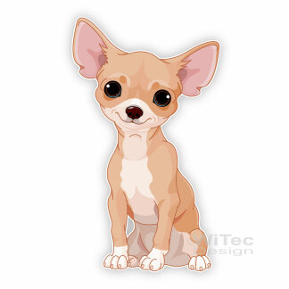 Chihuahua Hundeaufkleber Autoaufkleber Sticker