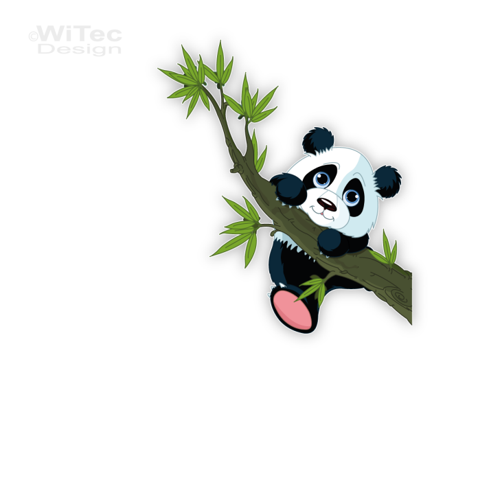 Türaufkleber Panda Name Tür Aufkleber Kinderzimmer