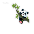 Türaufkleber Panda Name Tür Aufkleber Kinderzimmer