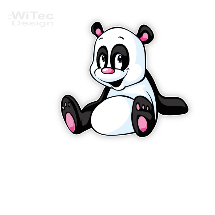 Türaufkleber Panda Name Kinderzimmer Tür Aufkleber