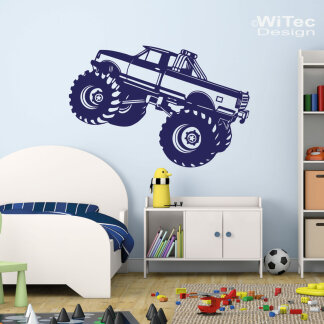 Wandtattoo Monstertruck Wandaufkleber Kinderzimmer