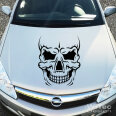 Autoaufkleber Totenkopf Evil Skull Aufkleber Motorhaube