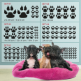 Hundepfoten Wandtattoo Pfoten Wandsticker Set