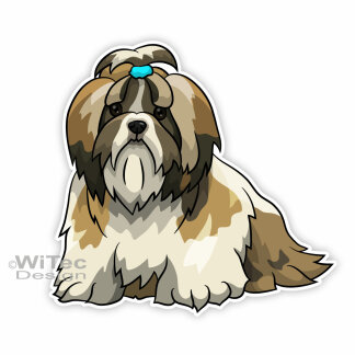 Hundeaufkleber Shih Tzu Auto Aufkleber Hund