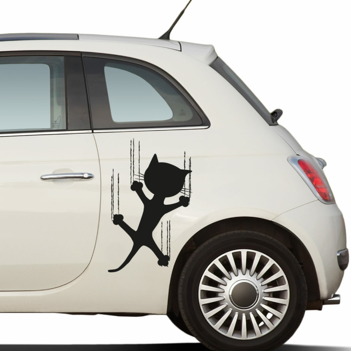 Autoaufkleber Katze Kratzekatze Auto Aufkleber Sticker