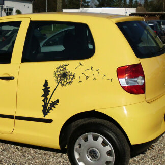 Autoaufkleber Seitendekor Pusteblume L&ouml;wenzahn Auto...