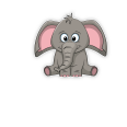 Türaufkleber Kleiner Elefant Name Kinderzimmer Türtattoo
