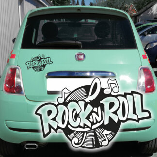 Autoaufkleber Vinyl Rock´n Roll Retro Rockabilly Auto Aufkleber