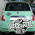 Autoaufkleber Vinyl Rock´n Roll Retro Rockabilly Auto Aufkleber