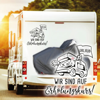 Wohnmobil Aufkleber Urlaub Erholungskurs Auto Womo