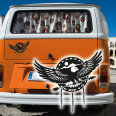 Adler Eagle Aufkleber Auto Indianer Amerika Tattoo