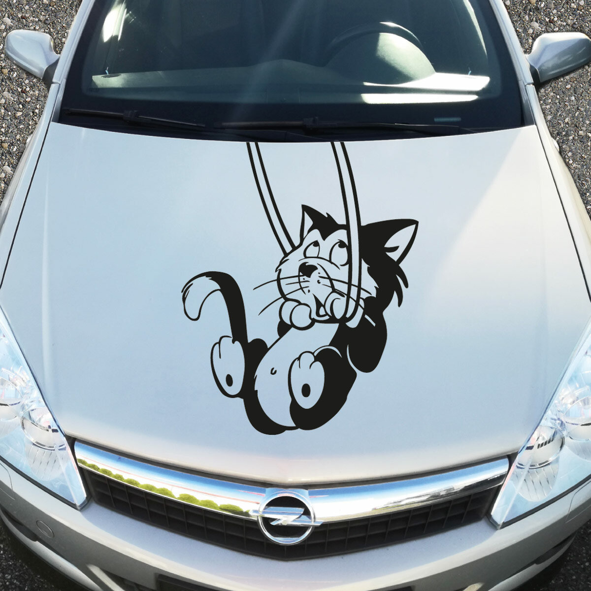 Autoaufkleber Katze Flaming Kitty Auto Aufkleber