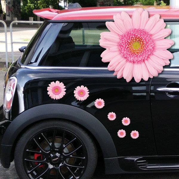 Autoaufkleber Gerbera Blumen Aufkleber