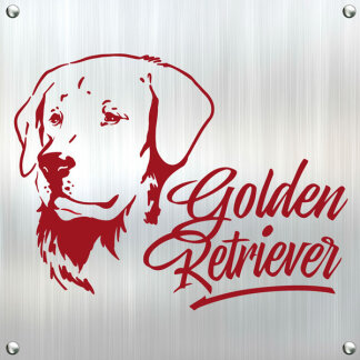 Hundeaufkleber Golden Retriever Auto Aufkleber Hunde