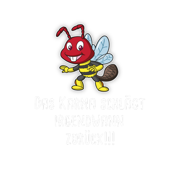 Autoaufkleber Karma Biene Mischling Fun Auto Aufkleber Set