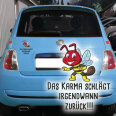 Autoaufkleber Karma Biene Mischling Fun Auto Aufkleber Set