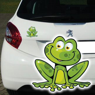 Autoaufkleber Lustiger Frosch Kr&ouml;te Auto Aufkleber...