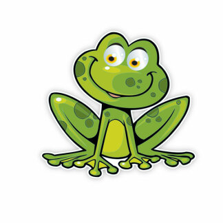 Autoaufkleber Lustiger Frosch Kröte Auto Aufkleber Sticker