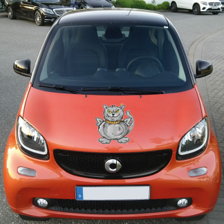 Autoaufkleber wütende Katze Auto Aufkleber Sticker Lustig