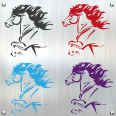 Autoaufkleber Island Pony Isländer Aufkleber Reitsport Pferd