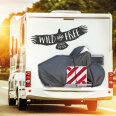 Wohnmobil Aufkleber Adler Eagle Wild and free Camper Wohnwagen