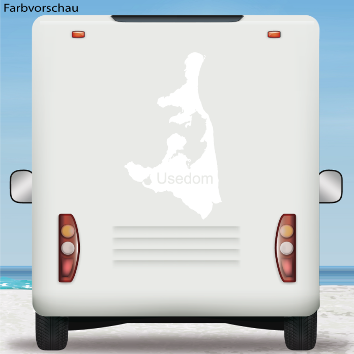 Wohnmobil Aufkleber Usedom Insel Wohnwagen Camper Womo